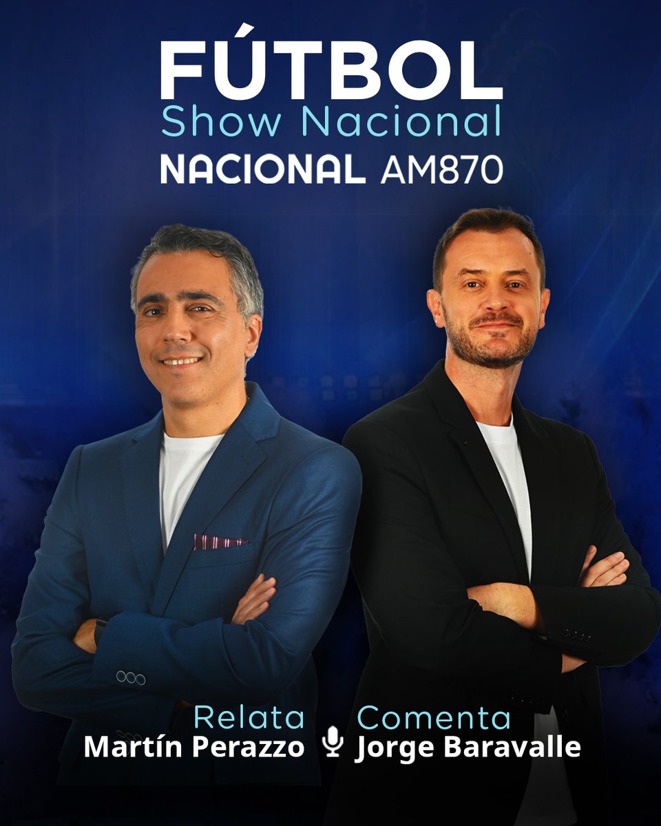 #FútbolShowNacional | ¡Partidazo en el Monumental por la #Libertadores y lo vas a vivir en <a href="/NacionalAM870/">Radio Nacional AM 870</a> !🏆

Desde las 21 hs, transmitimos  🇦🇷#River vs 🇵🇾 #Libertad en #AM870 

Relata <a href="/munecoperazzo/">Martin Perazzo</a> comenta <a href="/jorgebaravalle/">Jorge Baravalle</a> 
Vestuarios <a href="/sebaleanza/">Seba Leanza</a> y <a href="/soykoli/">koli</a> 
 
📻AM870
#TuRadio