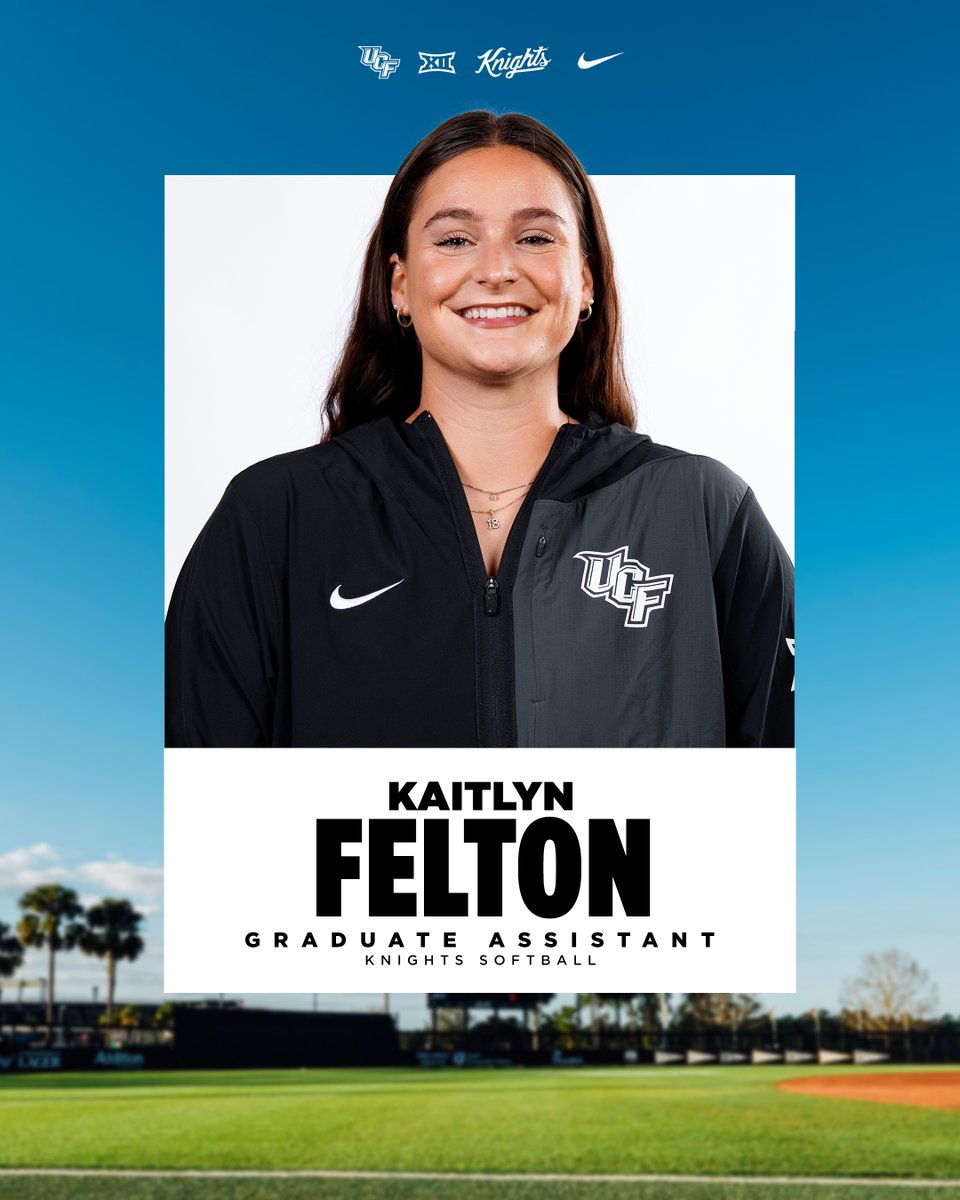 UCF Softball (@ucf_softball) on Twitter photo Always a Knight βοΈ
<a href="/katieeemarieeee/">Kaitlyn Felton</a> will remain with the program as our newest GA this year! π
π° ucfknights.com/SBFeltonGA Always a Knight βοΈ
<a href="/katieeemarieeee/">Kaitlyn Felton</a> will remain with the program as our newest GA this year! π
π° ucfknights.com/SBFeltonGA