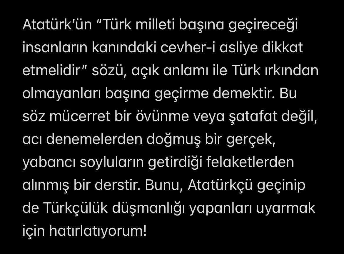 Siz ne bilirsiniz Atsız’ı ne bilirsiniz Atatürk’ü