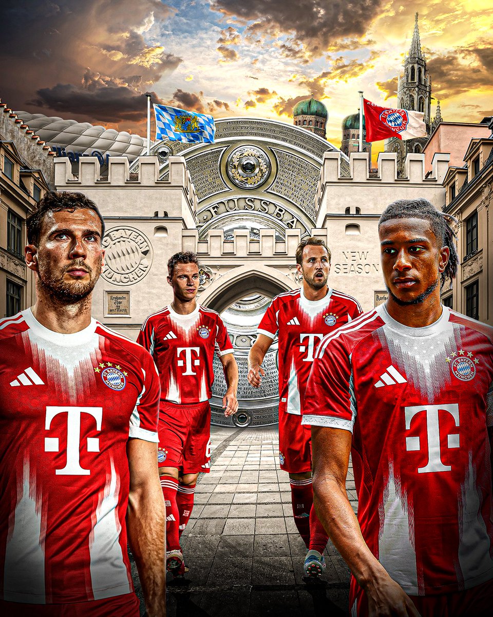 FCBayern's tweet photo. 𝐌𝐢𝐬𝐬𝐢𝐨𝐧 𝐓𝐢𝐭𝐞𝐥𝐯𝐞𝐫𝐭𝐞𝐢𝐝𝐢𝐠𝐮𝐧𝐠 beginnt morgen mit dem Start der 63. #Bundesliga-Saison 🏵️
#FCBayern #MiaSanMia #FAIMTB https://t.co/zDTmyPu74p