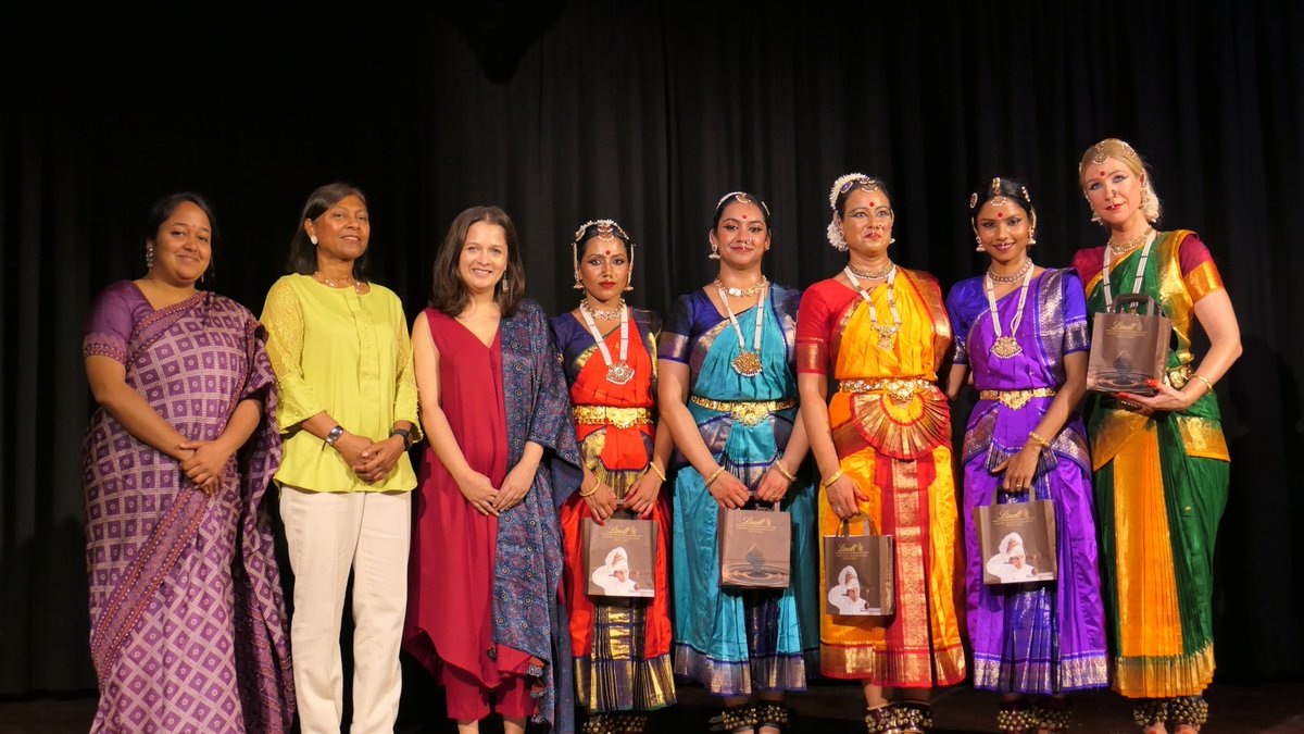 The Embassy of India, Berlin (<a href="/eoiberlin/">India in Germany</a>) &amp; the Tagore Centre showcased BHAKTI , a spellbinding #Bharatanatyam performance by Nātya Berlin Dance Company, celebrating devotion through South India’s classical dance.

#IndiaInGermany #IndianClassicalDance🇮🇳