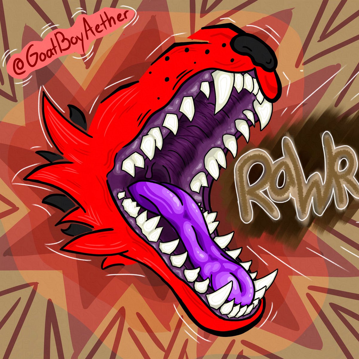 Maws > Paws
Say it louder for the people in the back 👏🏻

#furry #furryart #digitalart #maw #furrymaw #wolf #fursona