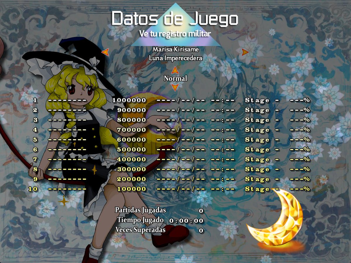 Touhou 20 - Fossilized Wonders
[Traducción al Español Latino]
¡Ya hemos comenzado con la traducción final de Touhou 20! 

Por supuesto, vamos a tomarnos nuestro tiempo para poder brindarles una traducción de calidad ¡Manténganse atentos a nuestras publicaciones!