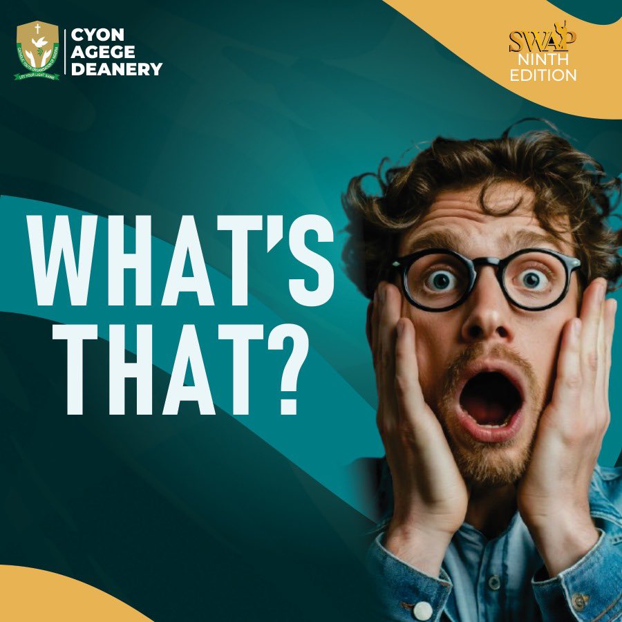 cyon_agege's tweet photo. Just in case you are not aware. 
SWAP 9.0 is coming🤩💃

More details coming soon.

#SWAP #SingWorshipAndPraise #CYONAgege #SWAP9thEdition #Praises https://t.co/99xhzV0pGl
