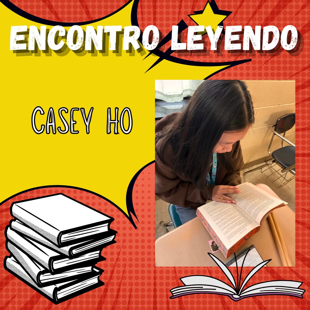 Our students are awesome! Now and then they are even caught reading in the wild! Recently, 8th grader Casey Ho was caught reading in Ms. Mitchell's class.