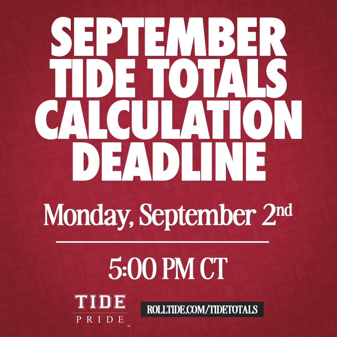 Crimson Tide Foundation tweet media