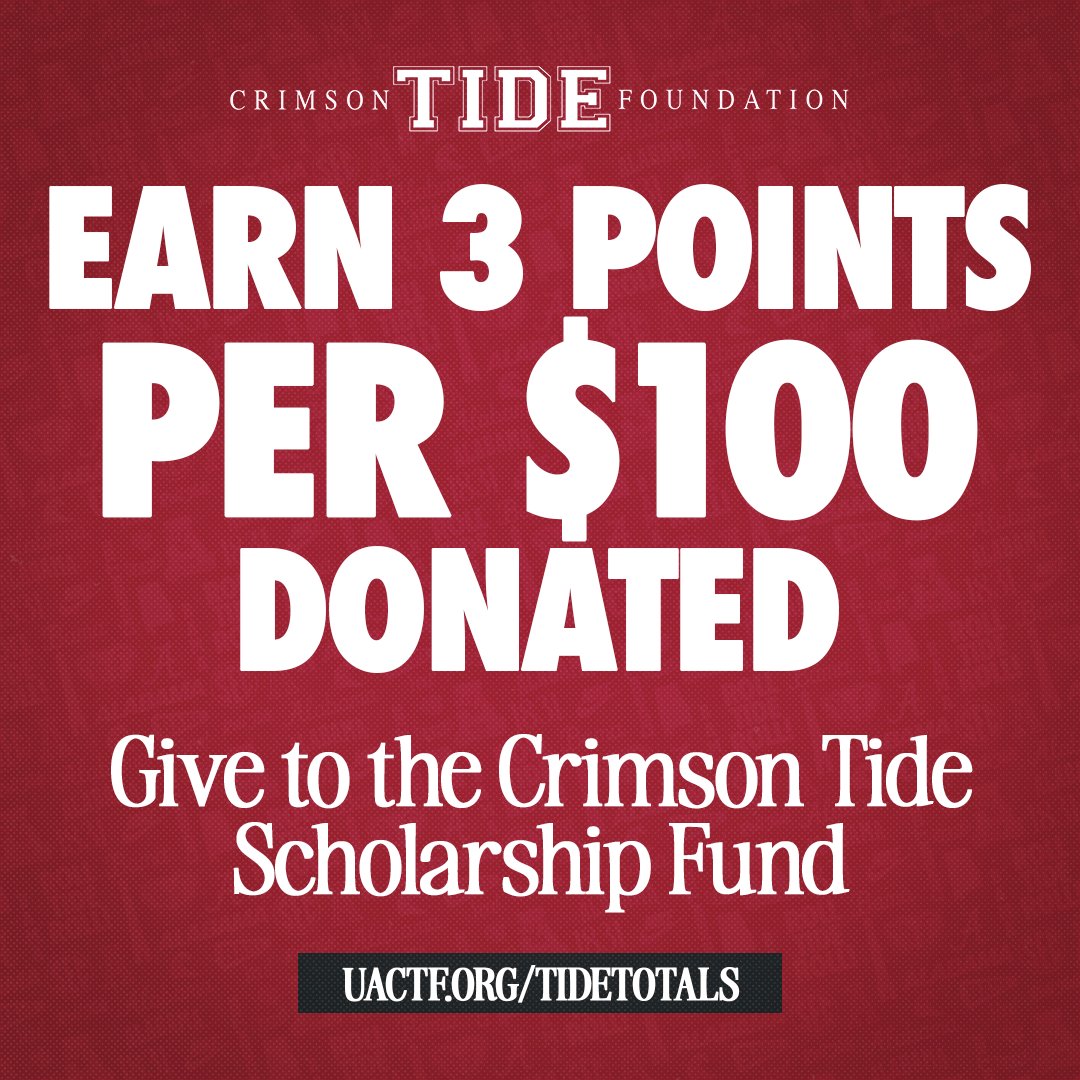 Crimson Tide Foundation tweet media