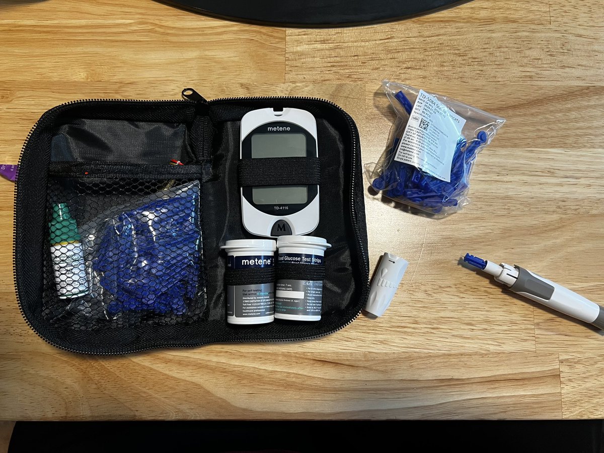 Bought a blood glucose monitor for fun.