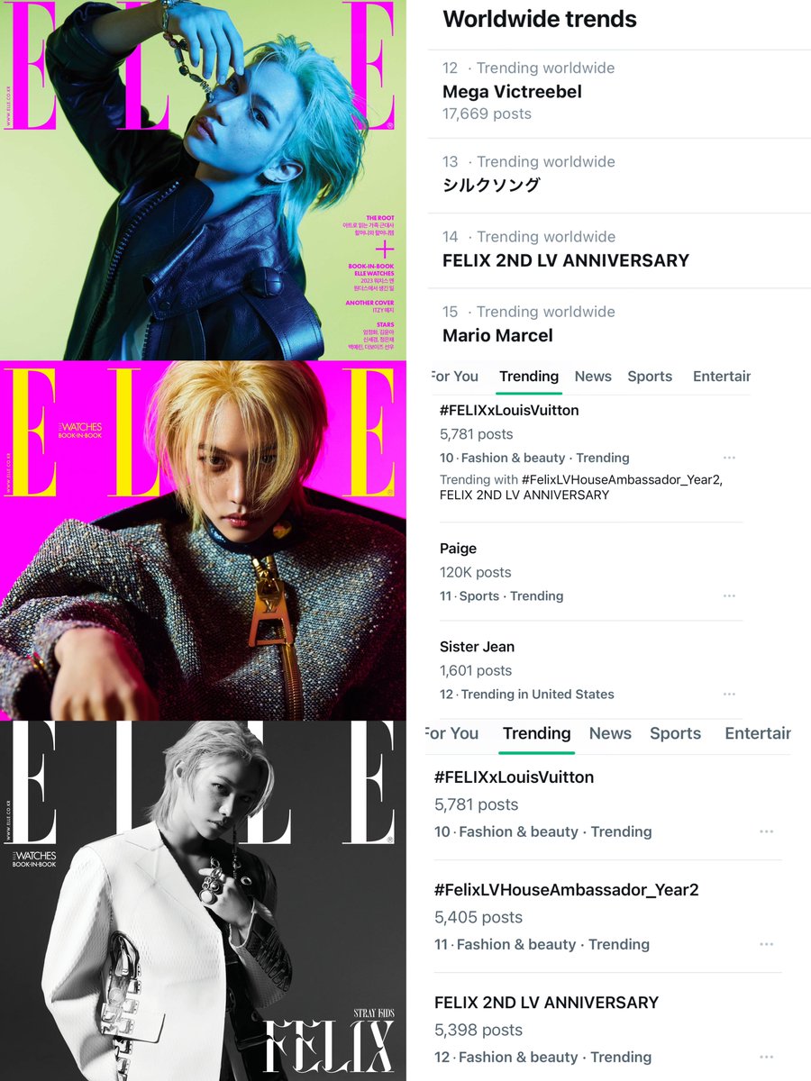 FELIX CHARTS (@felixcharts) on Twitter photo 📈 TRENDS | 250822
#FELIX’s Louis Vuitton tag is now trending WORLDWIDE 🌐 #14 (+2) 🔺 * New Peak
🌐 #14 WORLDWIDE
🇺🇸 #10 USA
🇵🇷 #10 #11 #12 Puerto Rico
FELIX 2ND LV ANNIVERSARY
#FelixLVHouseAmbassador_Year2
#FELIXxLouisVuitton <a href="/LouisVuitton/">Louis Vuitton</a> 📈 TRENDS | 250822
#FELIX’s Louis Vuitton tag is now trending WORLDWIDE 🌐 #14 (+2) 🔺 * New Peak
🌐 #14 WORLDWIDE
🇺🇸 #10 USA
🇵🇷 #10 #11 #12 Puerto Rico
FELIX 2ND LV ANNIVERSARY
#FelixLVHouseAmbassador_Year2
#FELIXxLouisVuitton <a href="/LouisVuitton/">Louis Vuitton</a>