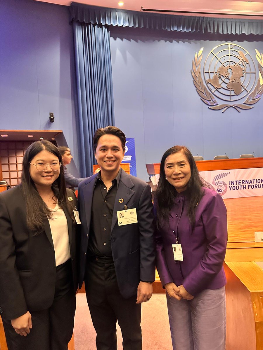 Together, let us build a lasting legacy of collaboration, innovation, and hope. The future is not merely before usit is being shaped here and now, by each of us.

attended the International Youth Forum at the United Nations in Bangkok.