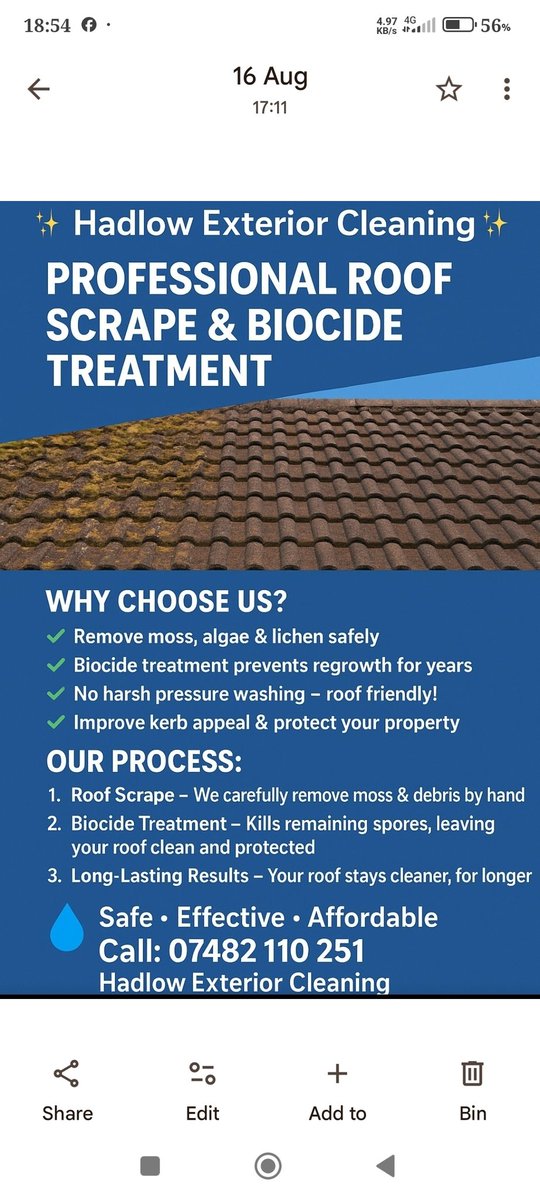 Hadlow Exterior Cleaning tweet media