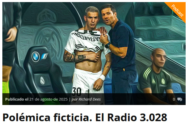21/08/2025 Lo que todos llevan haciendo décadas, basta que lo haga el Real Madrid para que unos intenten inventarse un escándalo y otros les den altavoz y cobertura informativa.
#ElRadio 3.028 ya está disponible en la Web Oficial.
elradio.es/polemica-ficti…