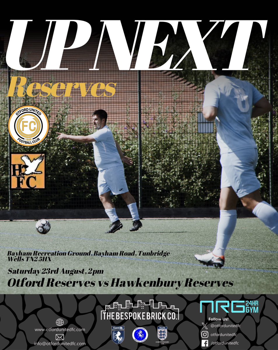 𝐔𝐩 𝐍𝐞𝐱𝐭 ‼️

Our first team takes on Greenwich All Stars this weekend after seeing the O’s take 3 points in our midweek fixture. Come on down and support the boys in there next season game. 

The reserves travel to Tonbridge Wells to take on Hawkenbury in our next pre season