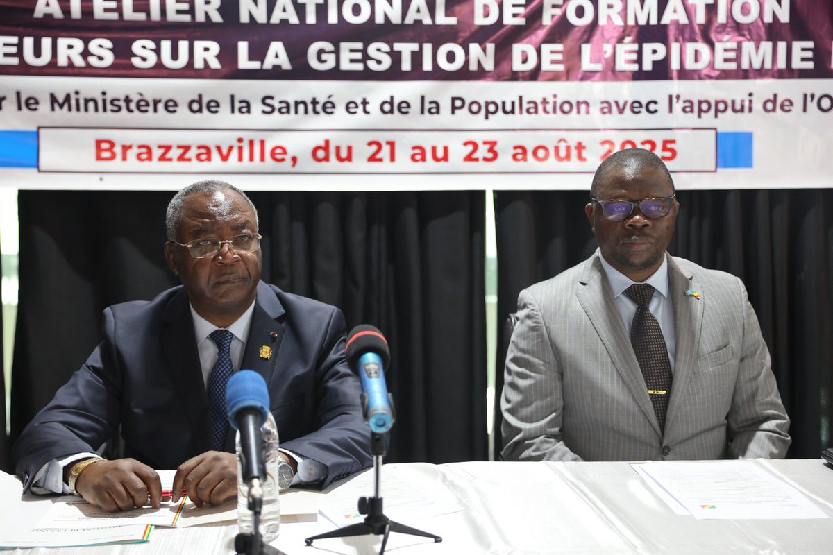 Ministère de la Santé et de la Population Congo tweet media