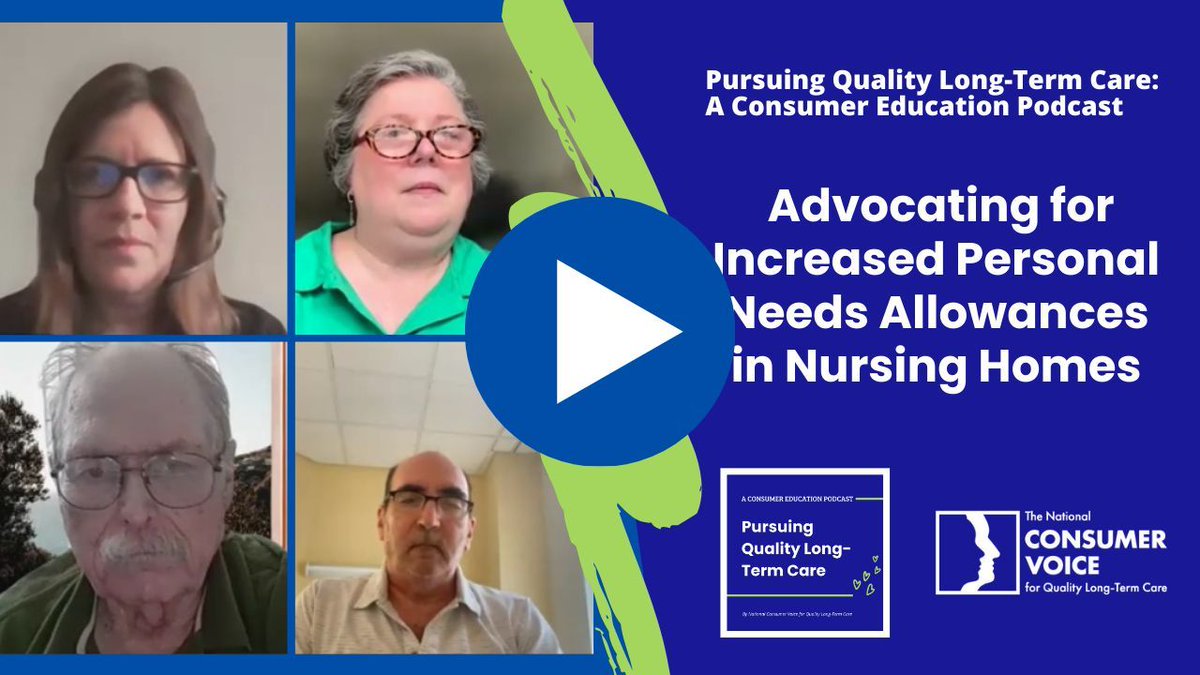 Listen to the new episode of the Pursuing Quality Long-Term Care podcast: theconsumervoice.org/news/episode-5…