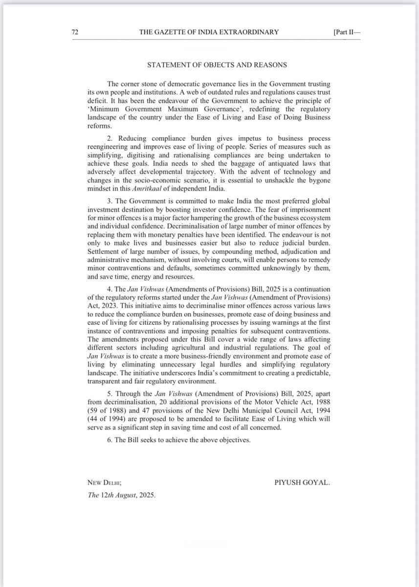RojerNath's tweet photo. Appreciable &amp; much needed reforms by the Modi govt.🙏🏻we are thankful on this attitude n look forward for percolating this message down to end corruption n seek more governance n less government - leading higher compliance by education n disciplinary action @PiyushGoyal @DPIITGoI https://t.co/uSDrntN7jk
