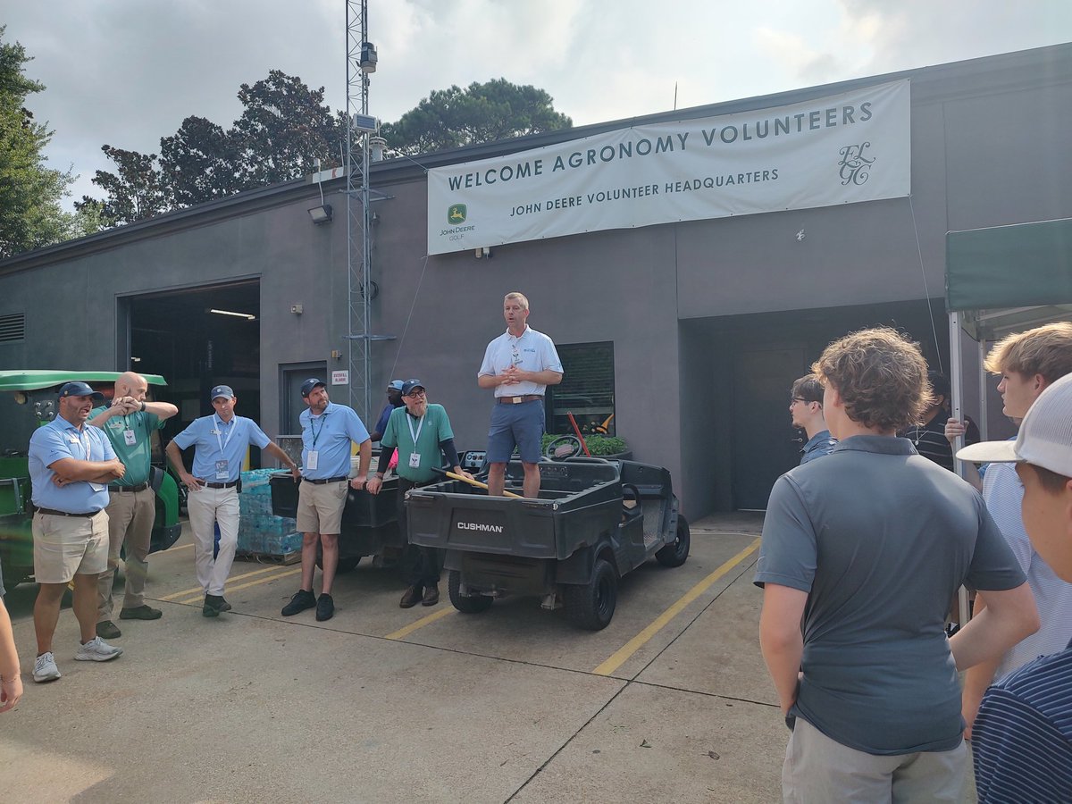 South Forsyth High School Turf Management Systems (@sofoturf) on Twitter photo What a day <a href="/eastlakegc/">East Lake Golf Club</a> !! Thank you to <a href="/GeorgiaGCSA/">Georgia GCSA</a> President <a href="/BusekTim/">Tim Busek</a> for setting up another great <a href="/TheFirstGreen/">First Green</a> field trip. Thank you to Director of Agronomy <a href="/aubry_charles/">Charlie Aubry</a> for hosting DURING the prep for <a href="/TOURChamp/">TOUR Championship</a>
And thank you to <a href="/BeardEquipGolf/">Beard Equipment Golf</a> for providing lunch! What a day <a href="/eastlakegc/">East Lake Golf Club</a> !! Thank you to <a href="/GeorgiaGCSA/">Georgia GCSA</a> President <a href="/BusekTim/">Tim Busek</a> for setting up another great <a href="/TheFirstGreen/">First Green</a> field trip. Thank you to Director of Agronomy <a href="/aubry_charles/">Charlie Aubry</a> for hosting DURING the prep for <a href="/TOURChamp/">TOUR Championship</a>
And thank you to <a href="/BeardEquipGolf/">Beard Equipment Golf</a> for providing lunch!