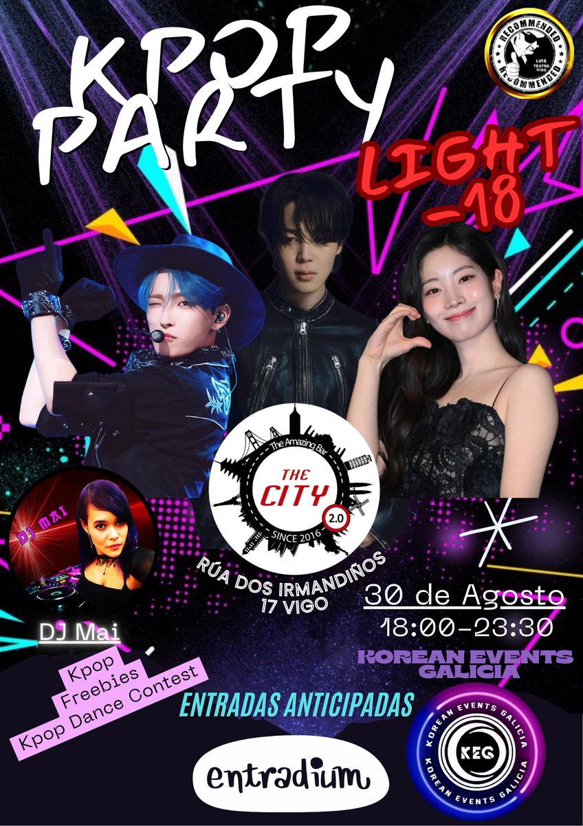 Próxima Kpop Party con acceso a menores el 30 de Agosto.
#KPOP #kpopparty #party #KPOPDEMONHUNTERS
