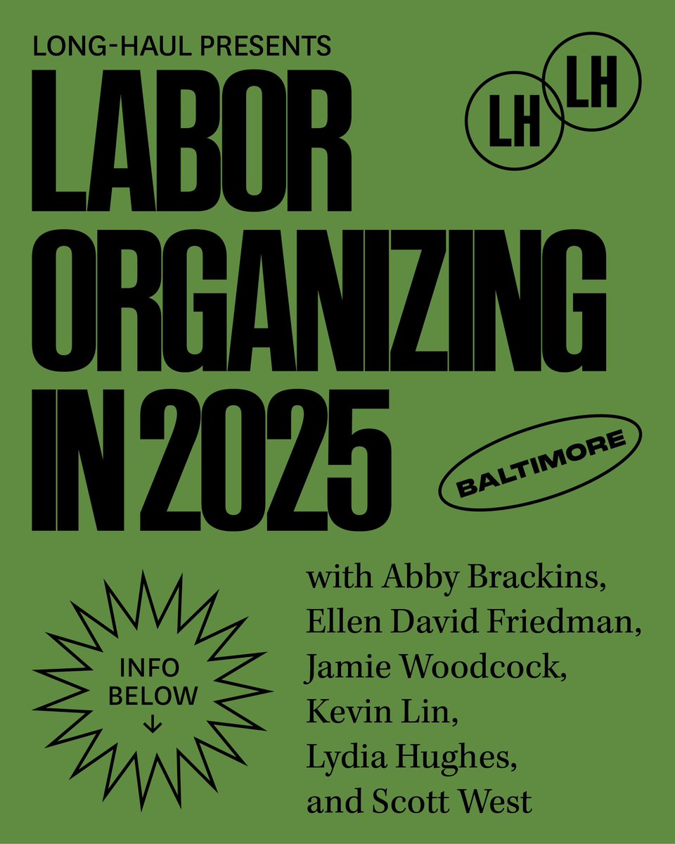 longhaul_mag's tweet image. Thursday, September 4, 7-8:30pm
@redemmas in Baltimore!