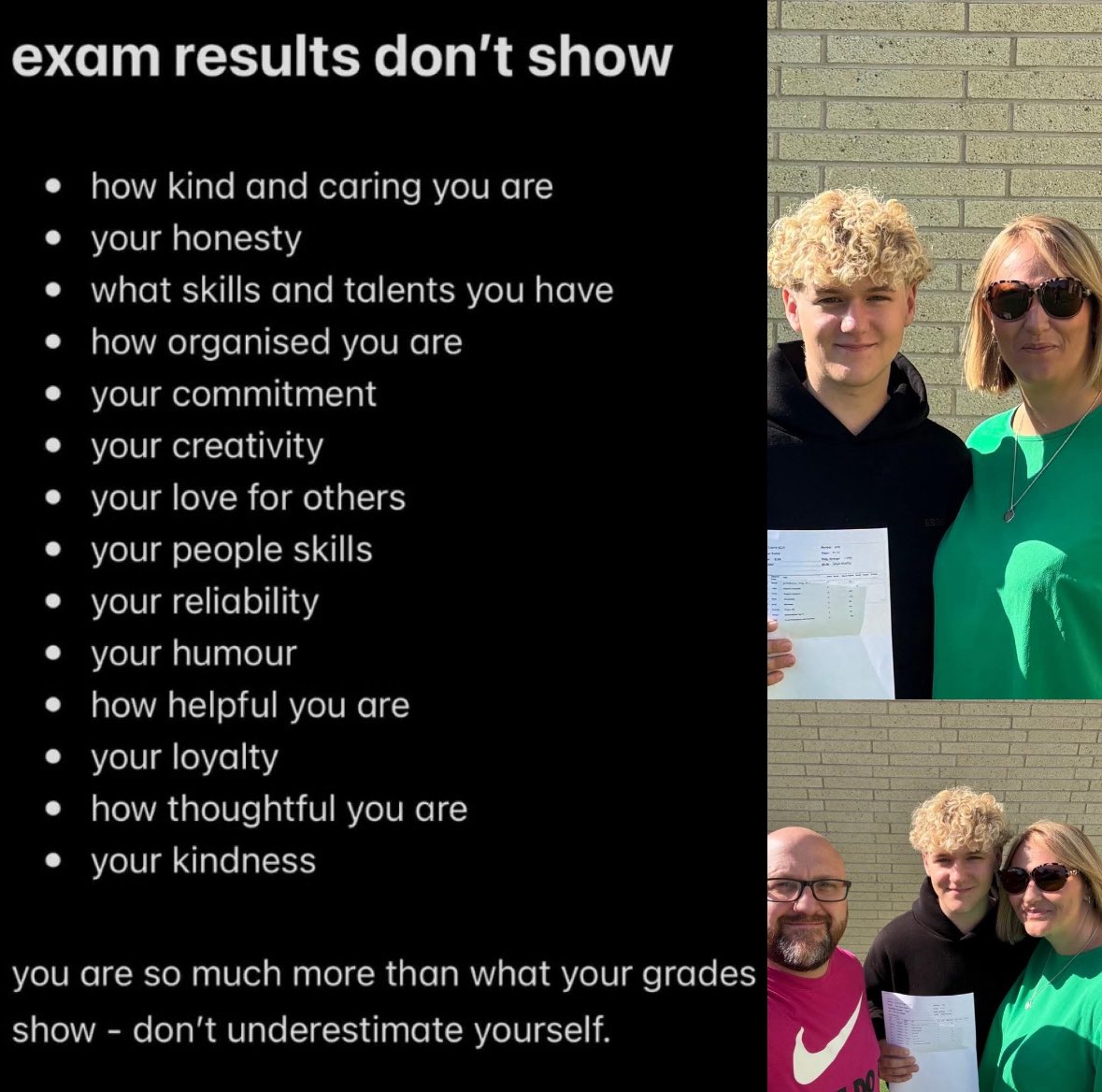 🚨 Proud Parent Alert 🚨 

Congratulations to my son, Joel, on achieving your #GCSEresults!

You faced many challenges and hurdles in recent times, and yet you stayed strong and smashed it.

Mom &amp; I are incredibly proud of you! We love you, and here’s to your next adventure 🫶