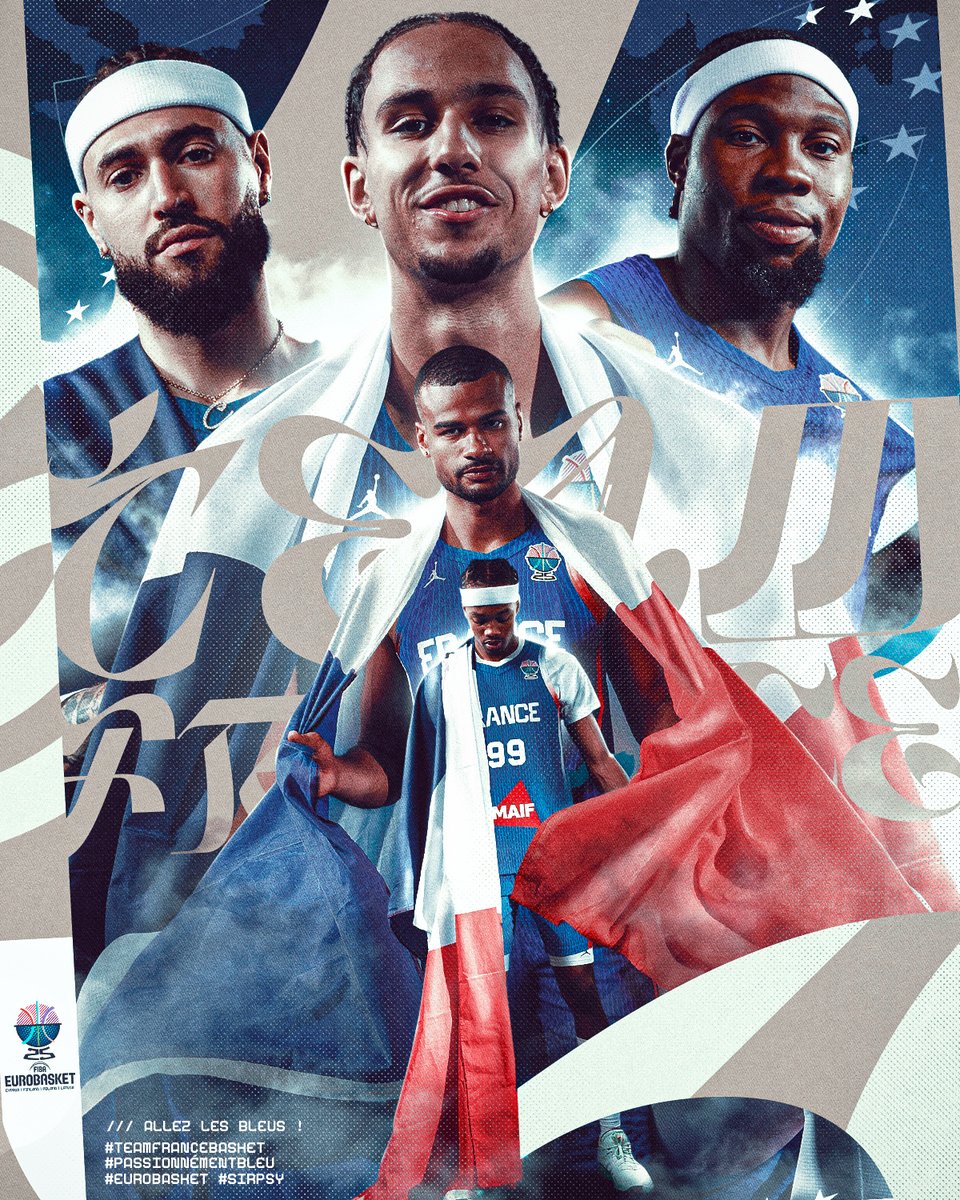 Allez les Bleus 🔥🇫🇷 

À l'approche du coup d'envoi de l'EuroBasket j'ai eu envie de mettre en avant nos Bleus sur un projet perso', quasiment deux ans après le dernier  😅