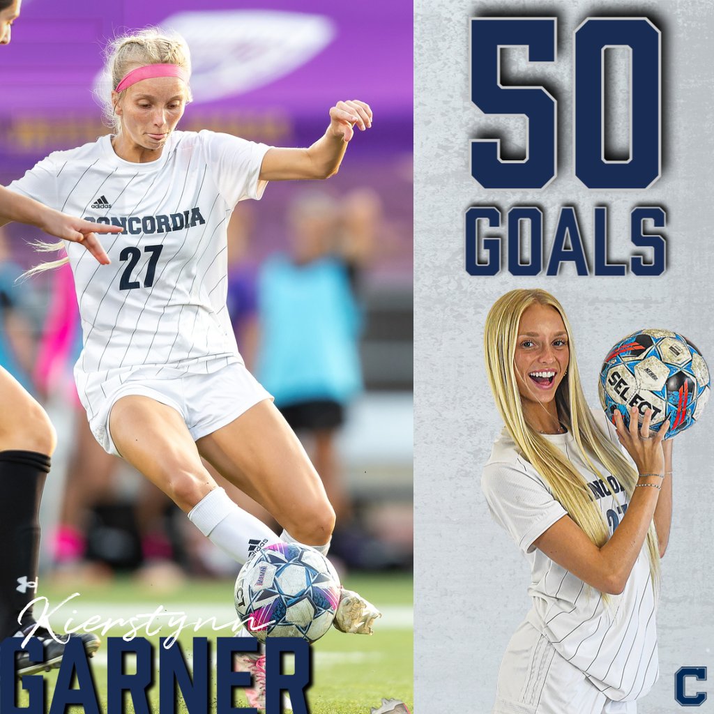 Concordia Bulldogs (@cunebulldogs) on Twitter photo ❗ NUMBER FIFTY! ❗
⚽ Kierstynn Garner strikes for the 50th goal of her <a href="/CUNEWSoccer/">CUNE Women's Soccer</a> career! She's the fourth player in program history to reach that mark.
Bulldogs even up with No. 23 USAO, 1-1. ❗ NUMBER FIFTY! ❗
⚽ Kierstynn Garner strikes for the 50th goal of her <a href="/CUNEWSoccer/">CUNE Women's Soccer</a> career! She's the fourth player in program history to reach that mark.
Bulldogs even up with No. 23 USAO, 1-1.
