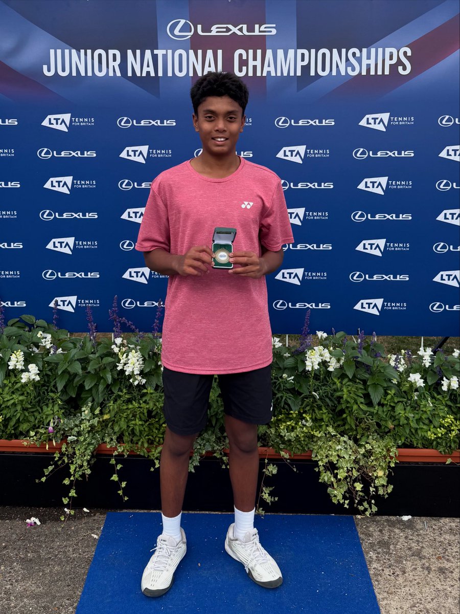 The conclusion of a long summer of tournaments for Haqim, including incredible experiences at Wimbledon, representing GB at Summer Cup and the European Championships, and making the semi-final and quarter-final in his first two ITF events 

More:
facebook.com/share/1GcY71jb…