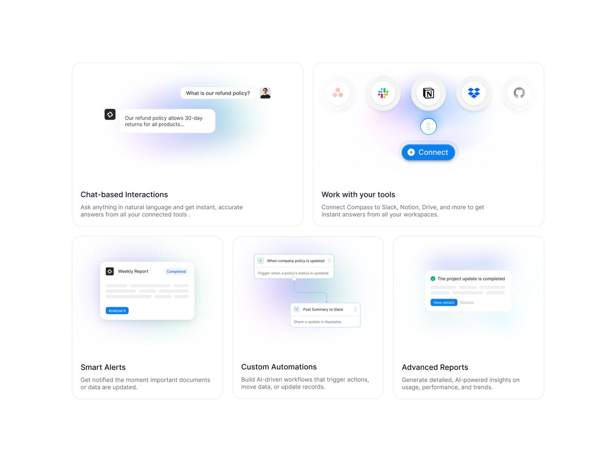 ui illustrations I designed for a landing page
