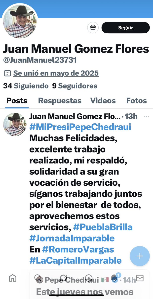 🔥A mi no me envíes tu arsenal de perfiles falsos Presidente Municipal <a href="/pepechedrauimx/">Pepe Chedraui 🇲🇽</a> 
🔥Si tu personal es incapaz para darle contención real a la crítica, córrelos.
🔥Bastante dinero dejan los parquímetros y negocios anexos como para que tengas gente con un mínimo de sentido