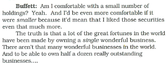 A lot of the great fortunes in the world have been made by owning a single wonderful business.
