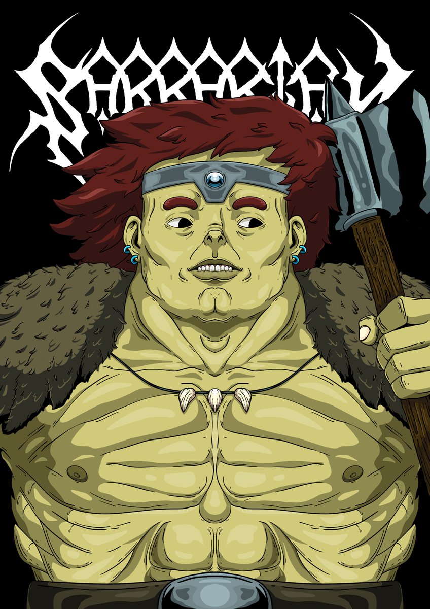 Chaotic Good Barbarian Fan Art. :D
