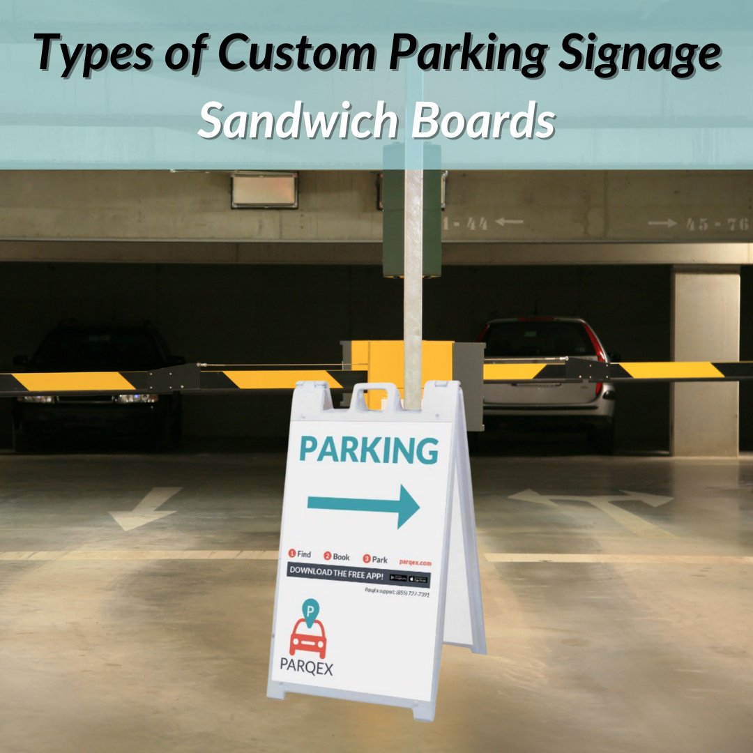 ParqEx_Miami's tweet photo. #SandwichBoards and #AFrameSigns are flexible, portable #ParkingSigns for entrances or #events on sidewalks to grab drivers' attention.

https://t.co/Gd0Zl42tI9

#CustomParkingSigns #ParkingSignage #SmartParking #EventParking #ParkingTech #ParqEx #AFrameSign #ParkingHere https://t.co/NhemvebWBZ