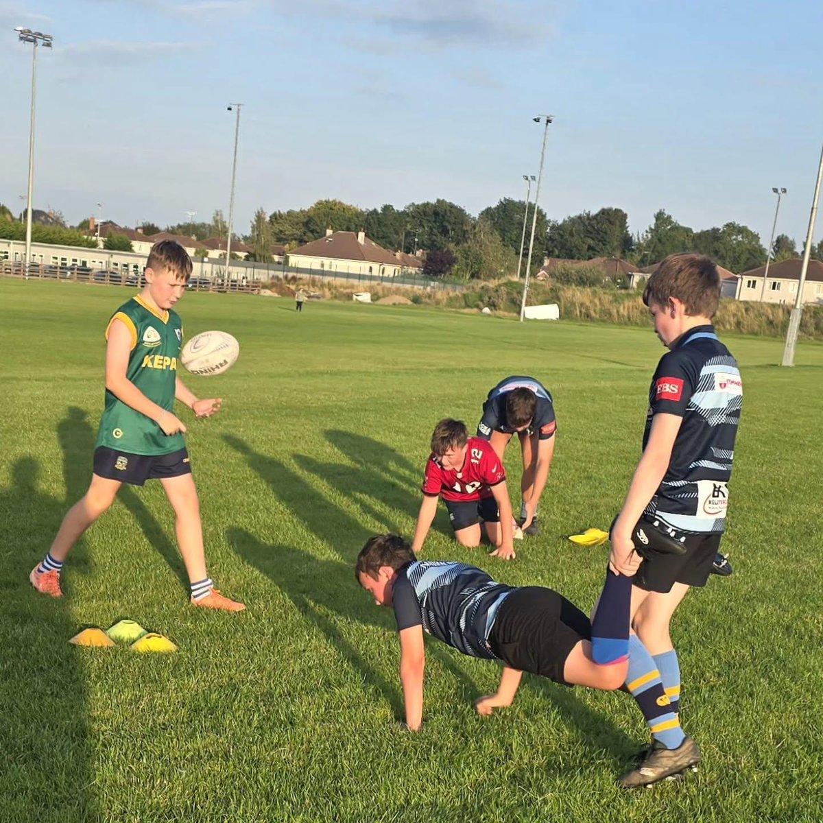 Navanrfc's tweet photo. Our U14 Boys are back to pre-season training 💪
🏉 Excited for the season ahead. 

If your son is born in 2012 &amp; interested in giving it a try, eMail us at youth@navanrfc.ie for more info. 😊 

Training is every Mon &amp; Wed at 7pm.

#navanrfc100 #neverlessthaneverything https://t.co/wdxiLJD7ab