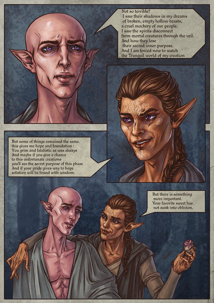 nateese_art's tweet photo. I tried to keep up with the rhythm and lost. In my defense, English is not my first language.
#solas #felassan #dreadwolf #dragonage #dragonagefanart #DAI #datv #da4 https://t.co/TpWicO8ItA