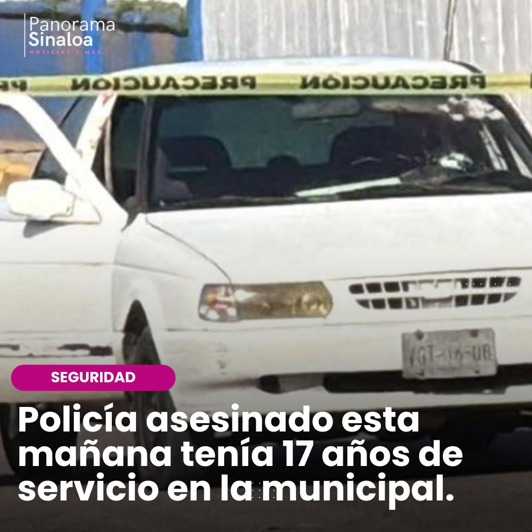 Armando Roberto Meraz Angulo, de 40 años de edad y con 17 años de servicio en la policía municipal, fue víctima de una agresión armada mientras circulaba en un vehículo Nissan, encontrándose en día de descanso, según lo detalla la corporación en un comunicado.