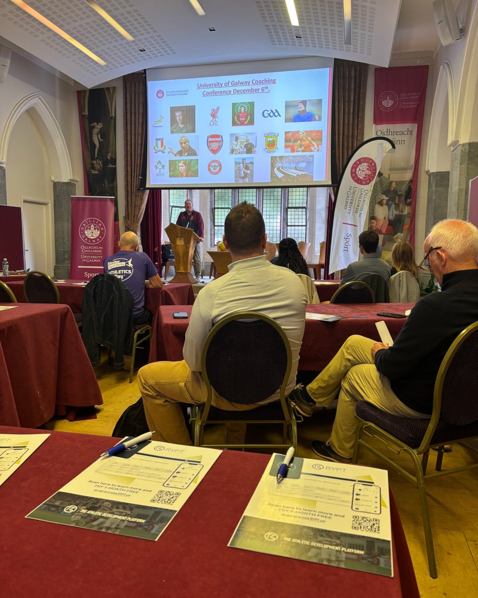 AppRYPT's tweet photo. Great few days at the Biological Maturity Symposium learning from some amazing practitioners and researchers at the forefront of growth and maturation. Thanks to @DeasunO and @unigalwaysport for bringing such a great event to Galway.
/
#RYPT #sportscience #athleticdevelopment https://t.co/r0ffFKQHPS