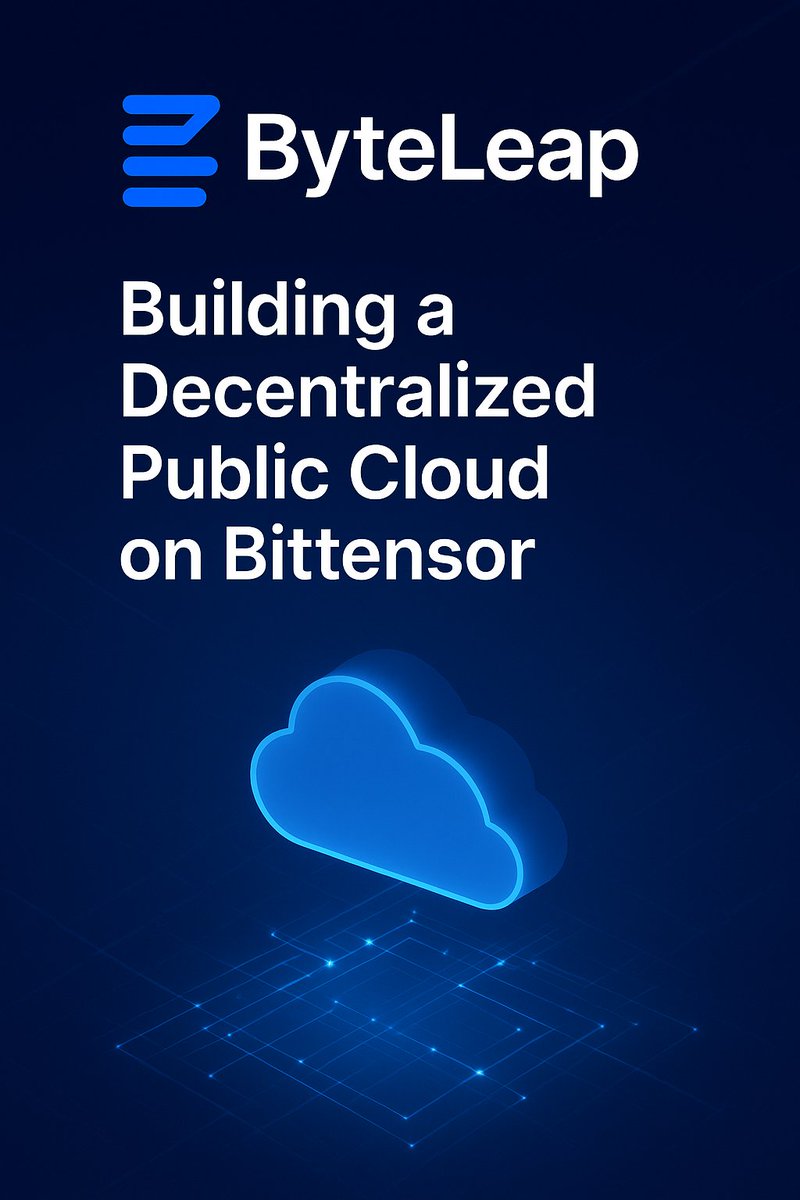 byteleap_ai's tweet image. We are about to embark on a bold endeavor: to progressively build a fully decentralized public cloud on Bittensor.
We will soon release the codebase for our testnet along with the associated testing protocols.
Once testing is successfully completed, we will move forward with…