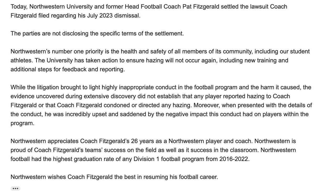 Mannn......what a massive failure <a href="/NUFBFamily/">Northwestern Football</a>.  You have to feel for <a href="/coachfitz51/">Pat Fitzgerald</a>