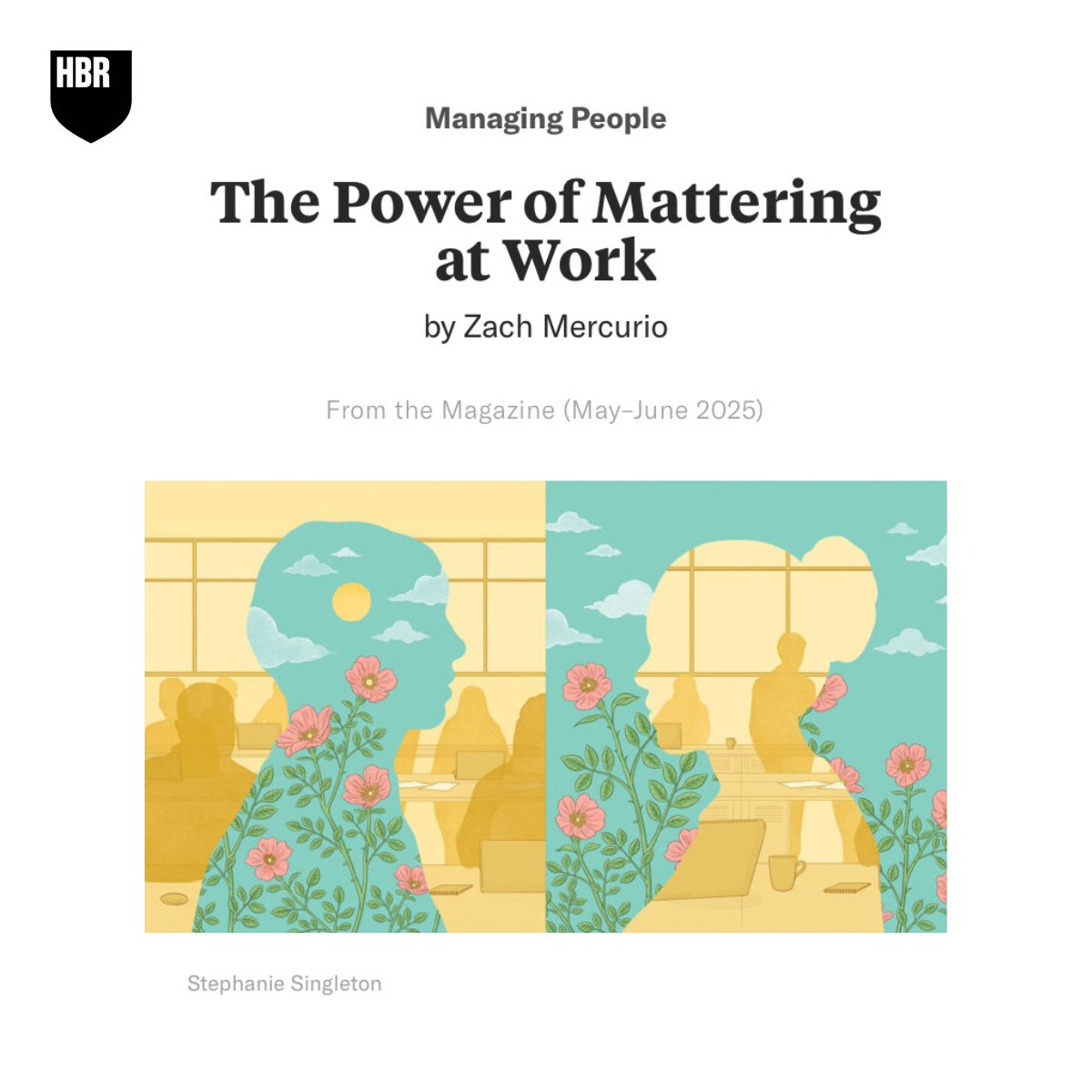 Zach Mercurio (@zachmercurio) on Twitter photo We aren't facing a "disengagement crisis" or "loneliness epidemic," we're facing a mattering deficit.
Learn more about the power of mattering in my <a href="/HarvardBiz/">Harvard Business Review</a> article: hbr.org/2025/05/the-poโฆ
#mattering We aren't facing a "disengagement crisis" or "loneliness epidemic," we're facing a mattering deficit.
Learn more about the power of mattering in my <a href="/HarvardBiz/">Harvard Business Review</a> article: hbr.org/2025/05/the-poโฆ
#mattering