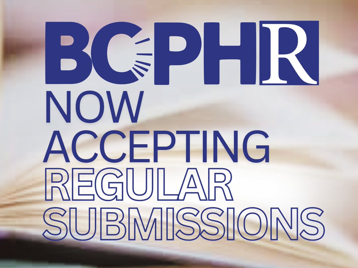 BostonCongress's tweet image. Have you submitted your article to BCPH Review yet? 📕 Fall's around the corner, which means time to get those articles out for the publication. BCPHR is currently holding its regular submission period until November 2025. Don't miss out! - mailchi.mp/bcph.org/havey… #BCPHR #publish