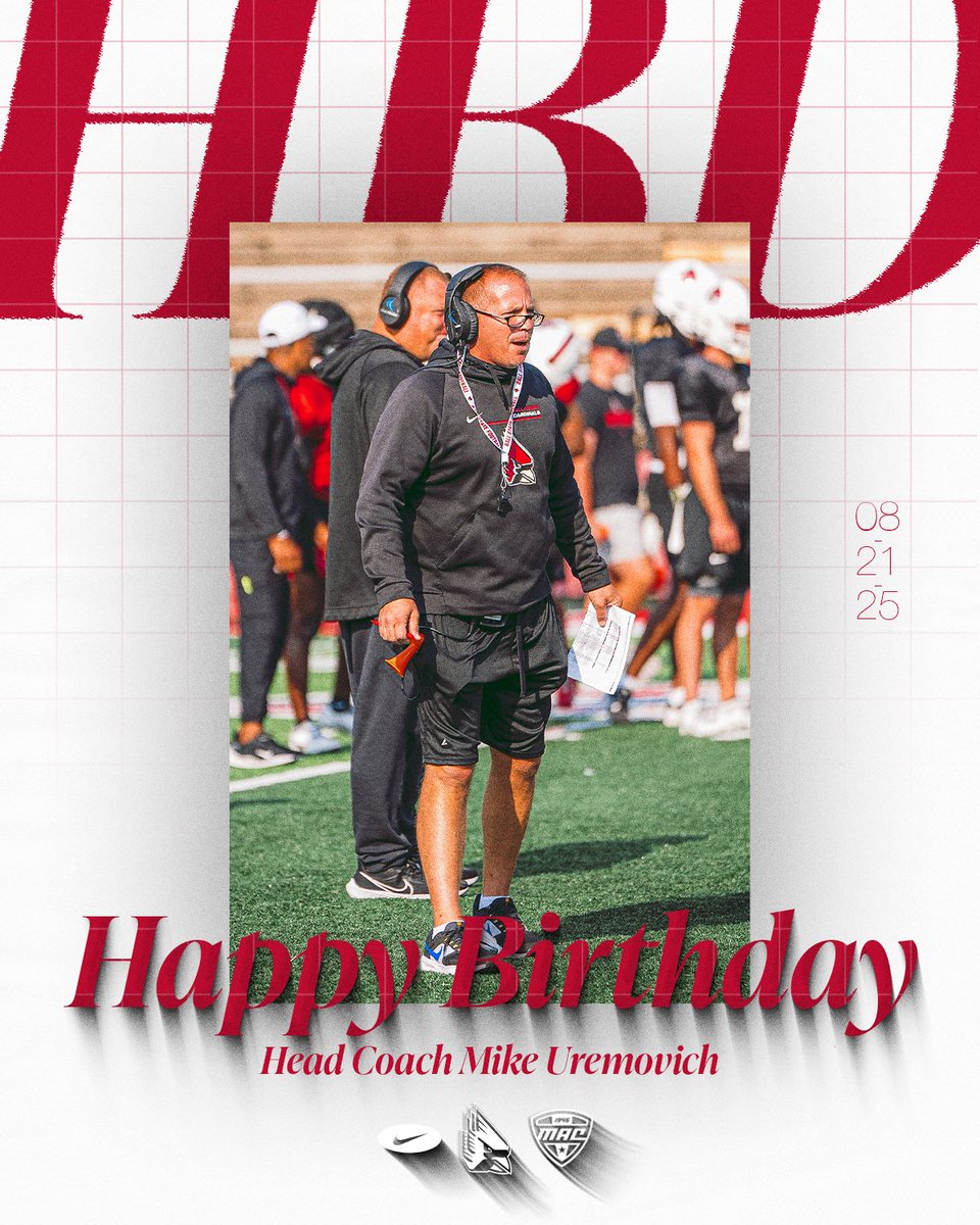 Ball State Football (@ballstatefb) on Twitter photo Happy Birthday to Head Coach Mike Uremovich! Happy Birthday to Head Coach Mike Uremovich!