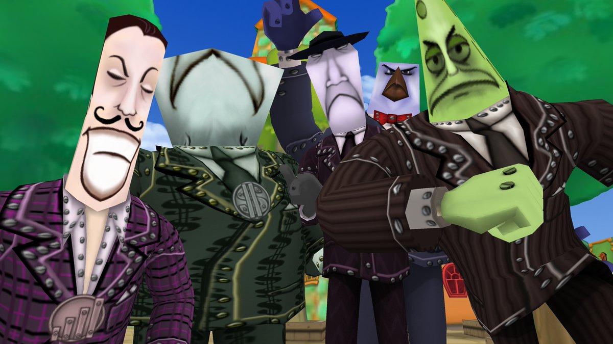 Meet the Field Office Cogs: Mover &amp; Shaker, Money Bags, Black Hat, Legal Eagle, and The Big Cheese

These employees were awarded with their own Field Offices for stealing Jokes from the Toons!