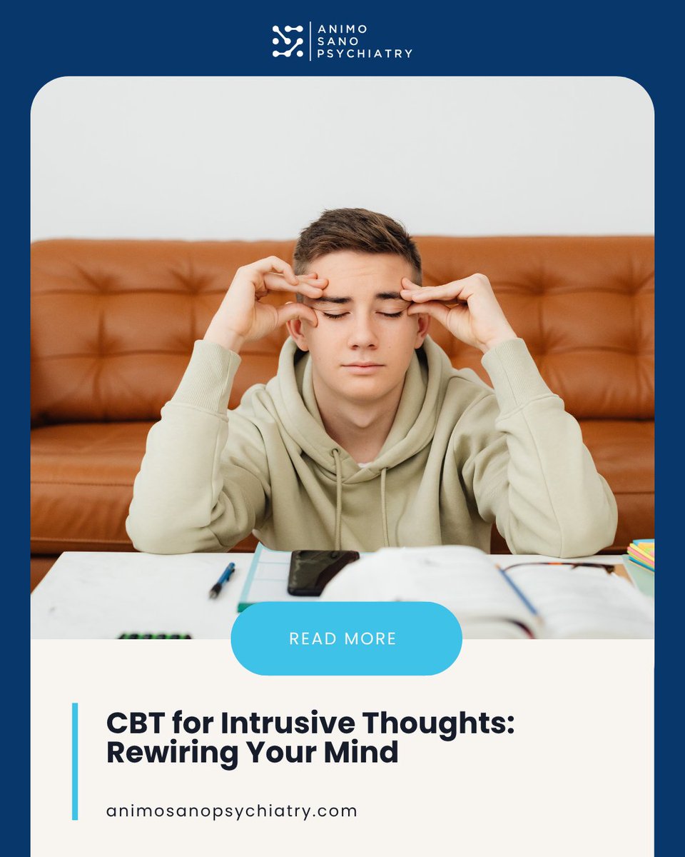 aspsychiatry's tweet photo. Intrusive thoughts can feel overwhelming—but they don’t define you. CBT offers powerful tools to help reframe and reclaim your thinking. 🌿💬
Explore how Cognitive Behavioral Therapy can help you navigate intrusive thoughts and find lasting relief:
https://t.co/lMIop1LpJO https://t.co/2JO72eoryl