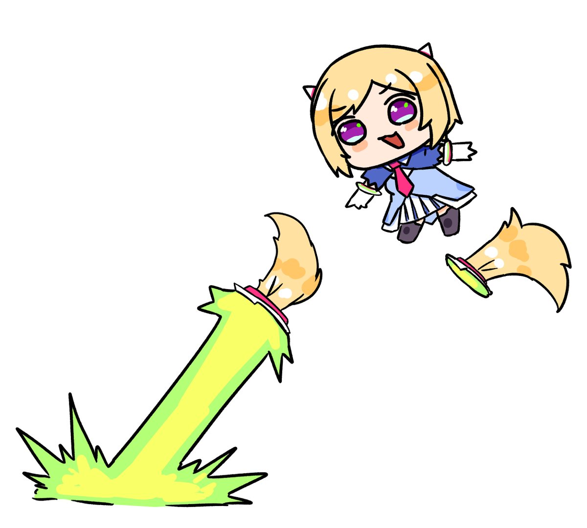 Aki Beam!
 #アロ絵