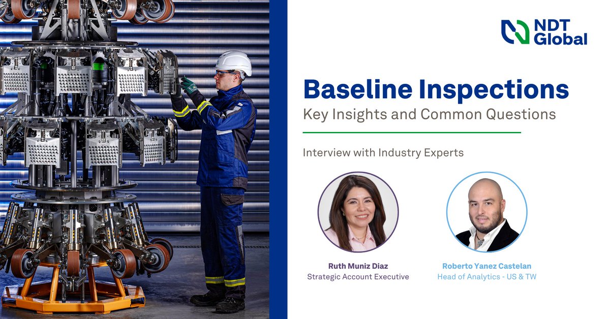 Roberto (Head of Analytics – US &amp; TW) and Ruth (Strategic Account Exec – US) share insights on:
🔹 Why reinspections matter
🔹 Compliance drivers
🔹 Baselines for repurposed lines

A strong baseline is just the beginning.
Read our interview here: bit.ly/45YKGM8