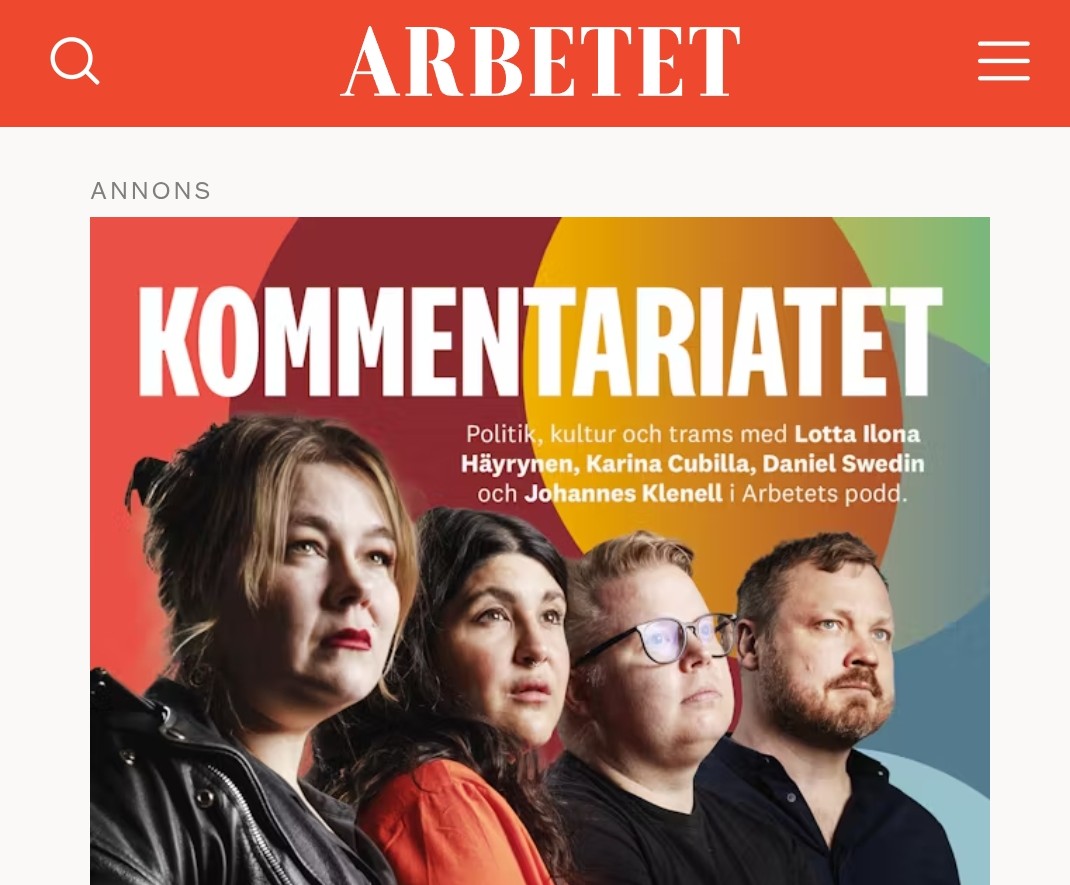 Glenn (@glenn_dalarna) on Twitter photo <a href="/danielswedin/">Daniel Swedin 🇵🇸</a> Detta var sannerligen ett kreativt sätt att via samröresskuld försöka ursäkta socialdemokraternas årtionden av att lura pensionärer tagna ur sitt eget medlemsregister🙄
Nu hade de gärna fått kasta bort nyckeln när de låste in de allra dömda men är det inte vänsterns vanliga take <a href="/danielswedin/">Daniel Swedin 🇵🇸</a> Detta var sannerligen ett kreativt sätt att via samröresskuld försöka ursäkta socialdemokraternas årtionden av att lura pensionärer tagna ur sitt eget medlemsregister🙄
Nu hade de gärna fått kasta bort nyckeln när de låste in de allra dömda men är det inte vänsterns vanliga take