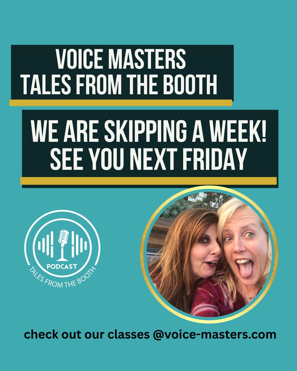 VOMasters's tweet image. We are off to VEGAS baby! We will see you next Friday and don't forget the...
🔥 VOICE MASTERS SUMMER BASH 8/31!
➡️ SIGN UP HERE IF YOU WANT AN INVITE: bit.ly/4mpwv8Y
#voicemasters #voiceover #voiceacting #actor #actress #summerfun