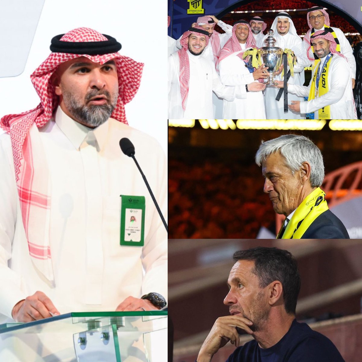 ⚫️🟡 
الاتحاد لن ينافس بهذه العناصر 
وسط الصفقات الملياريه ذات الجوده العاليه لدى المنافسين 
لذلك رساله للكابتن فهد سندي والأدارة الرياضيه 
سرعت التحرك في رفع جودة الفريق 
لاعبين اجانب ضمن قائمة ال8 
واحد مواليد سوبر 
 #AlIttihadNeedsTransfers13