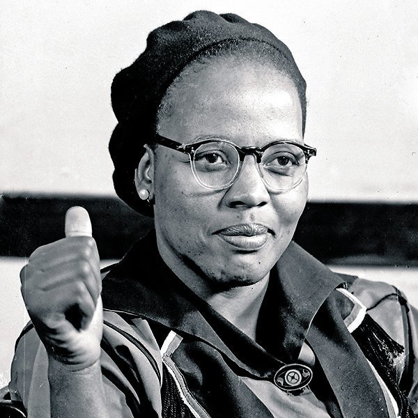 Florence Mkhize (1932-1999) was a South African anti-apartheid activist, trade unionist and women's movement leader. Mkhize's activism began during the Defiance Campaign in 1952. She was banned for burning her passbook. In 1954 she joined other women in founding the FEDSAW. She
