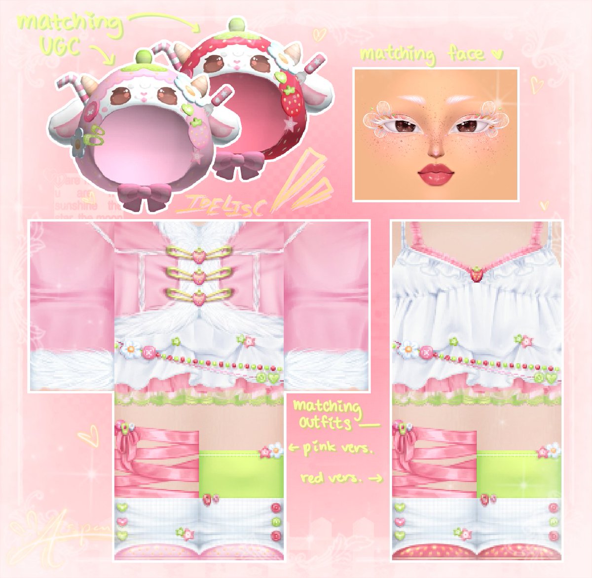 Idelisc_rblx's tweet image. made a custom outfit and face design for this ugc hat (˶ᵔ ᵕ ᵔ˶)
#RobloxDesigner #RTC #robloxart #robloxugc #robloxfaces #robloxmakeup
